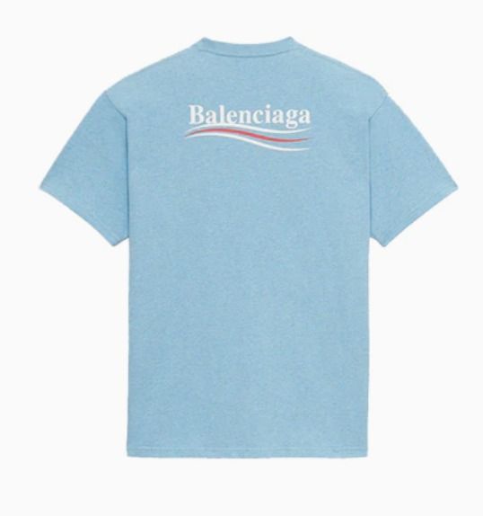 Balenciaga blue tee top