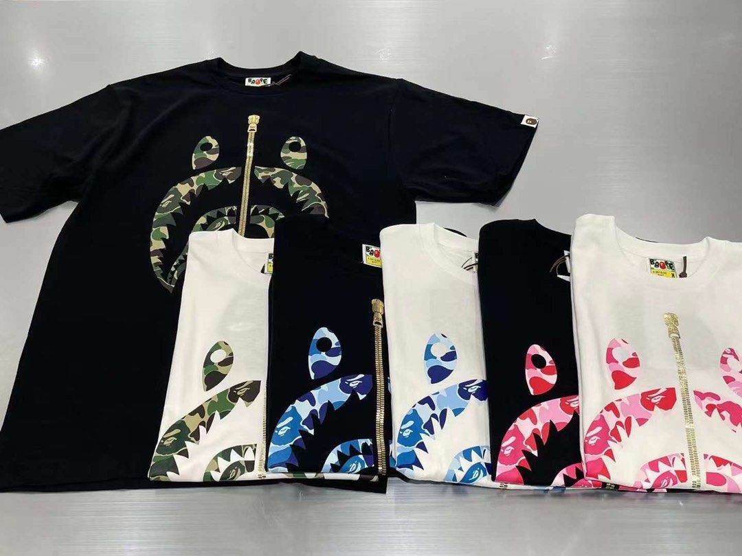 Bape abc camo shark tee shop