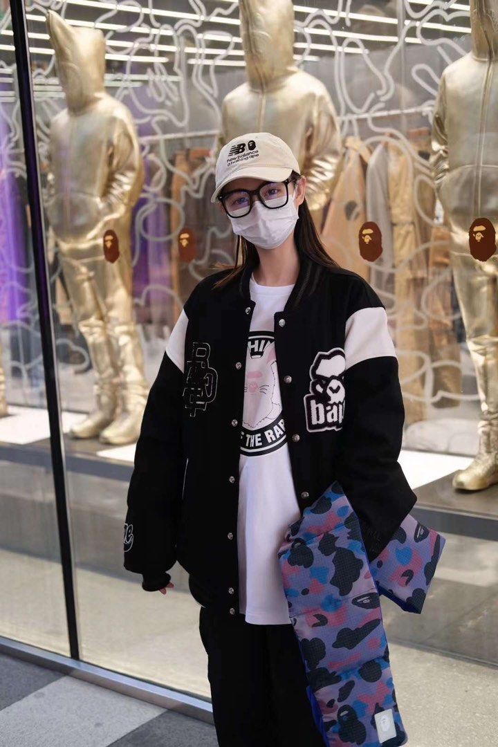 BAPE SWITCH SHOULDER VARSITY JACKET Men s Fashion Coats Jackets