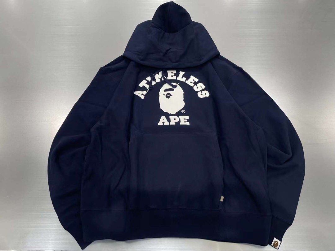 BAPE X JJJJOUND RELAXED CLASSIC COLLEGE PULLOVER HOODIE