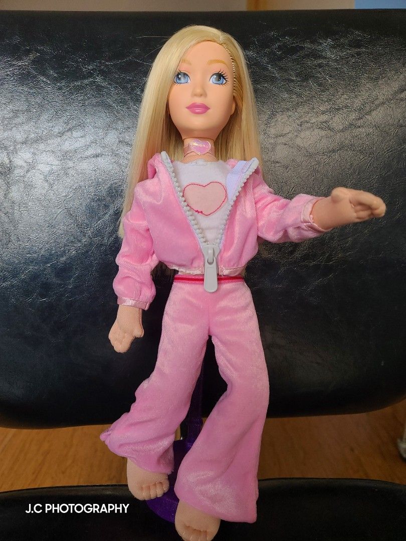 Barbie & Me Soft Huggable Doll (Category: Kids Toys) located in Liliw. Submitted by jc.toys (Listing ID 1214356420, Image 3). Description: Barbie & Me™ Barbie® doll is a girl's first best friend. This approximately 15 1/2-inch soft, pose-able Barbie® doll is a perfect first fashion doll for little girls. Moms will love using this beautiful over-sized fashion doll to teach girls how to tie their shoes and use zippers. Barbie® doll is so soft and h