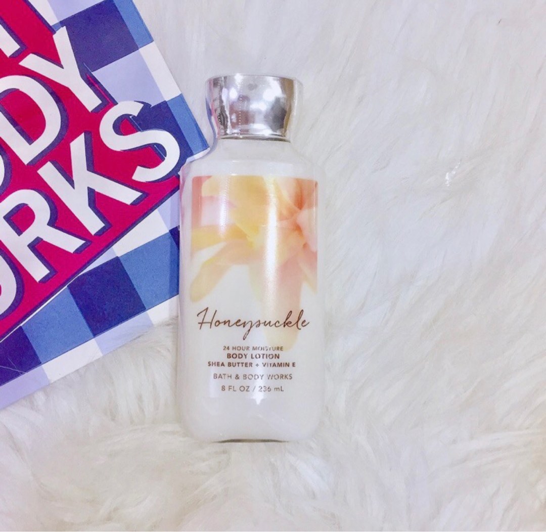 bath & body works honeysuckle lotion, Beauty & Personal Care, Bath