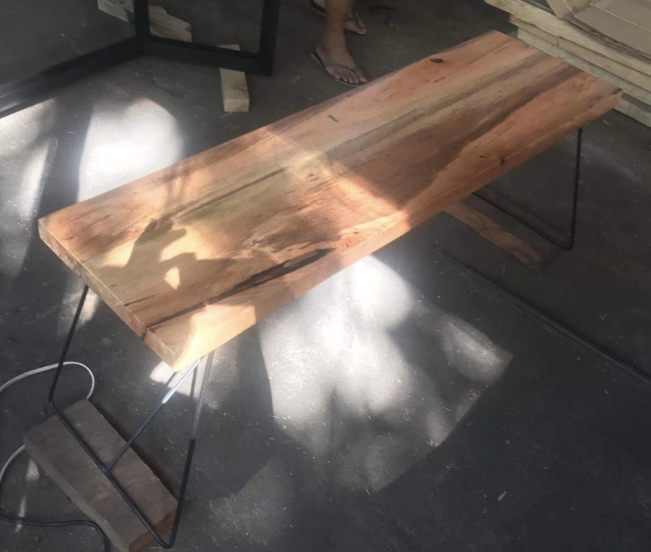 Bench for dining table (Category: Chairs) located in Manila. Submitted by agnesdingescandor (Listing ID 1214399678, Image 2). Description: made to order Bench Mahogany Wood 2 to 3 seaters dimension Lenght: 50inch Width: 15" Height:20inch .