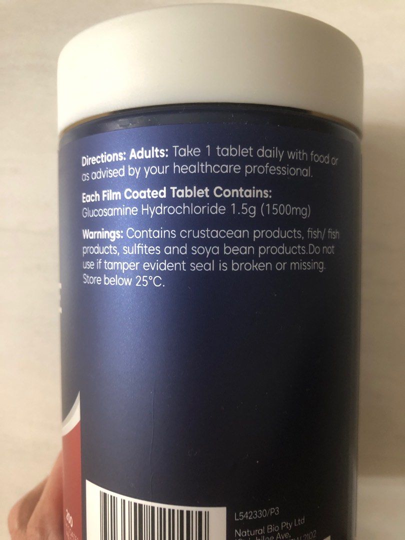 Bioglan Glucosamine (200 tablets), Health & Nutrition, Health