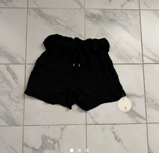 Black Paperbag Shorts