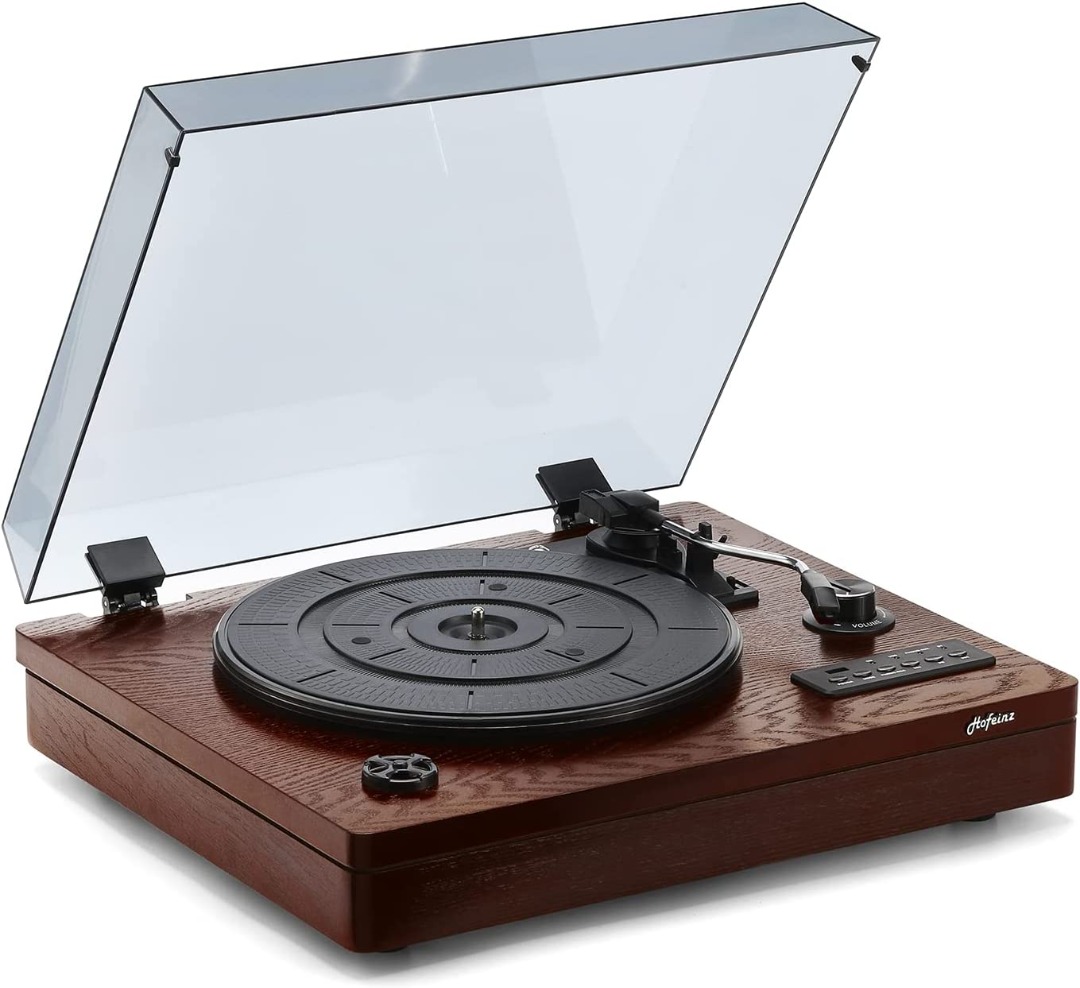Bluetooth Vinyl Record Player, with Builtin Speakers, Vinyl Record to