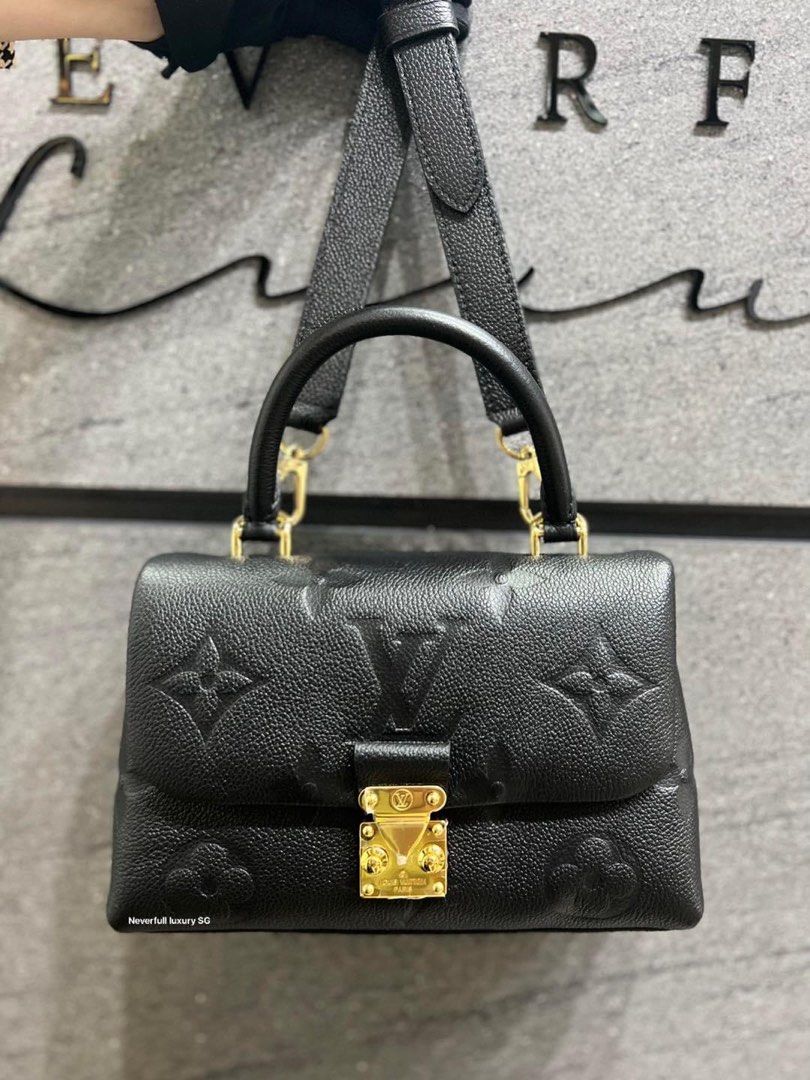 Louis Vuitton Madeleine Bb Black Monogram Empreinte