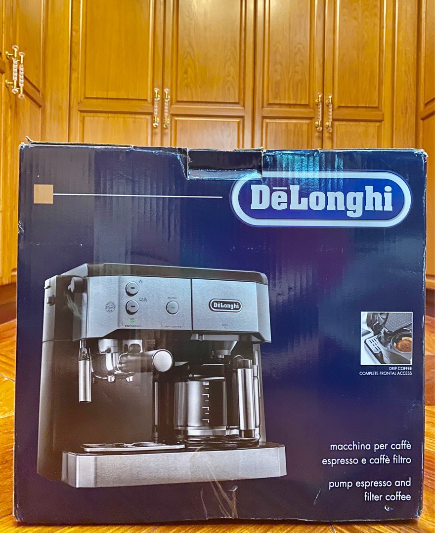 Brand New De'Longhi Combi Espresso Coffee Maker (BCO421.S), TV & Home