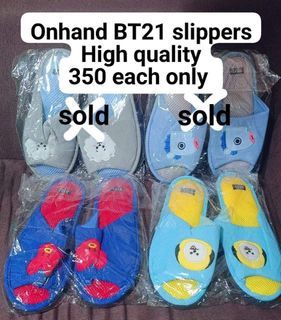 BT21 TATA AND CHIMMY SLIPPERS