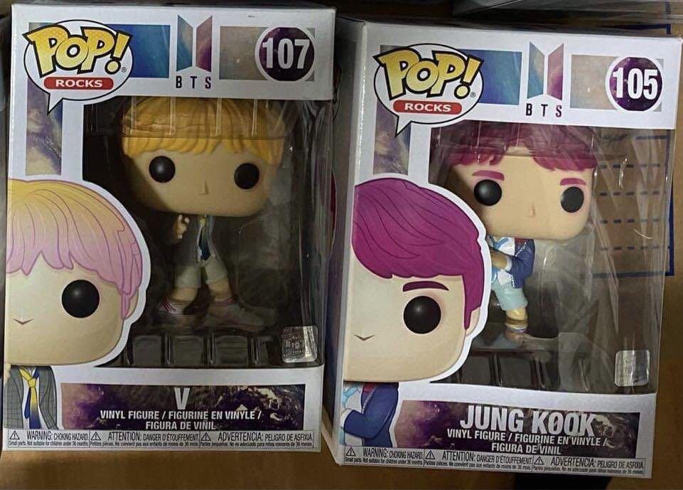 BTS funko pop - V (107) Jung Kook (105), Hobbies & Toys, Toys & Games on Carousell Bts Funko Pop - V (107) Jung Kook (105), Hobbies & Toys, Toys & Games On Carousell