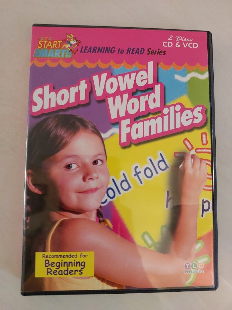Bundle of 5 Alphabet Vowels Word Families DVD, Hobbies & Toys, Music