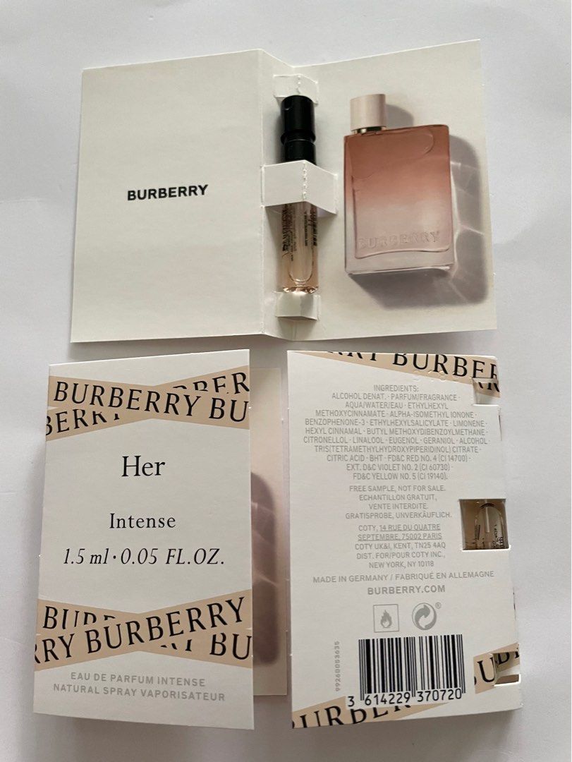 Burberry her intense advert model discount