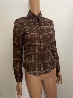 Burberry Long Sleeve Shirt Top