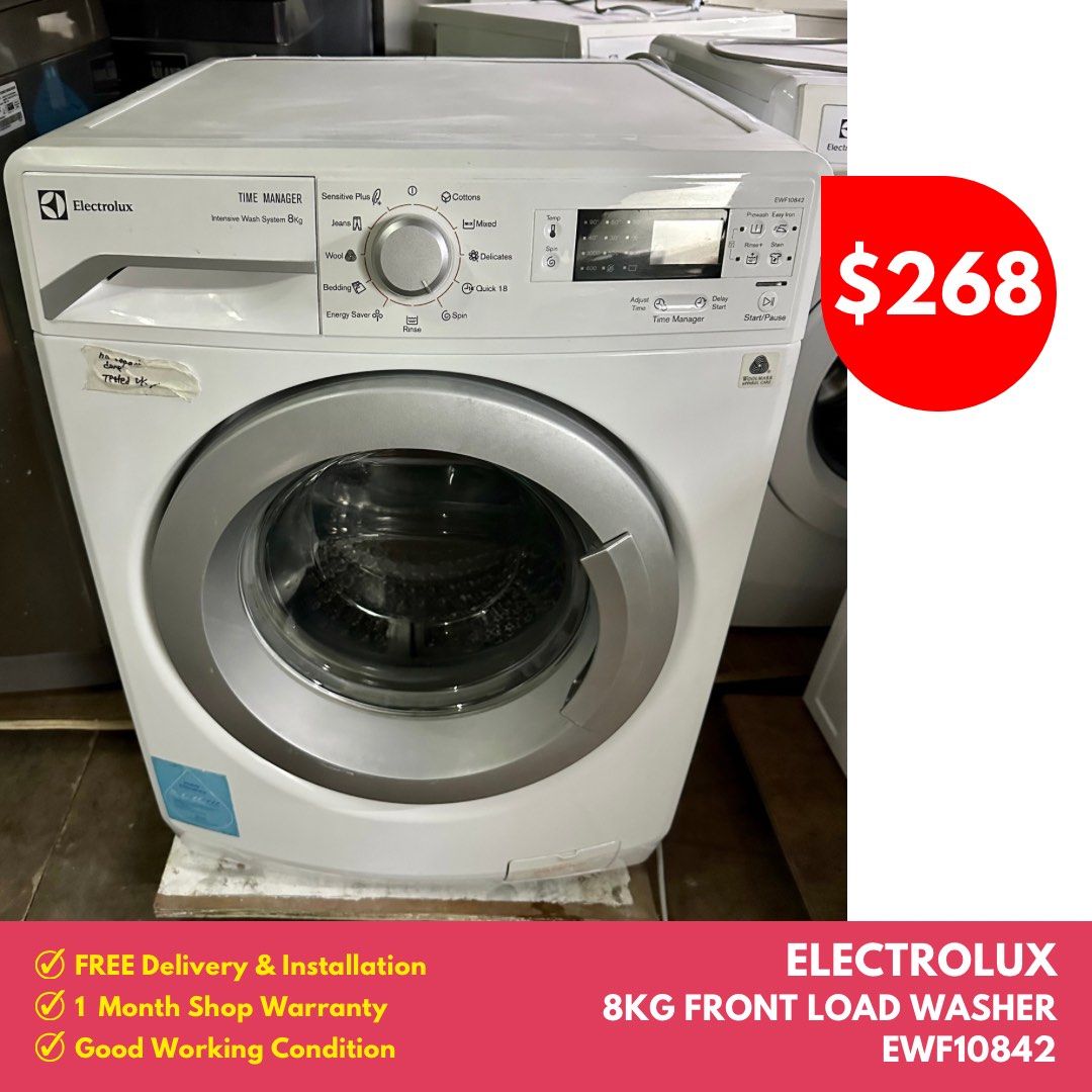 BUY NOW! Electrolux 8kg Front Load Washer EWF10842, TV & Home