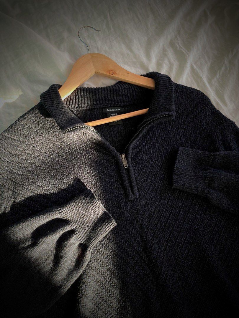 Calvin klein on sale knit jacket