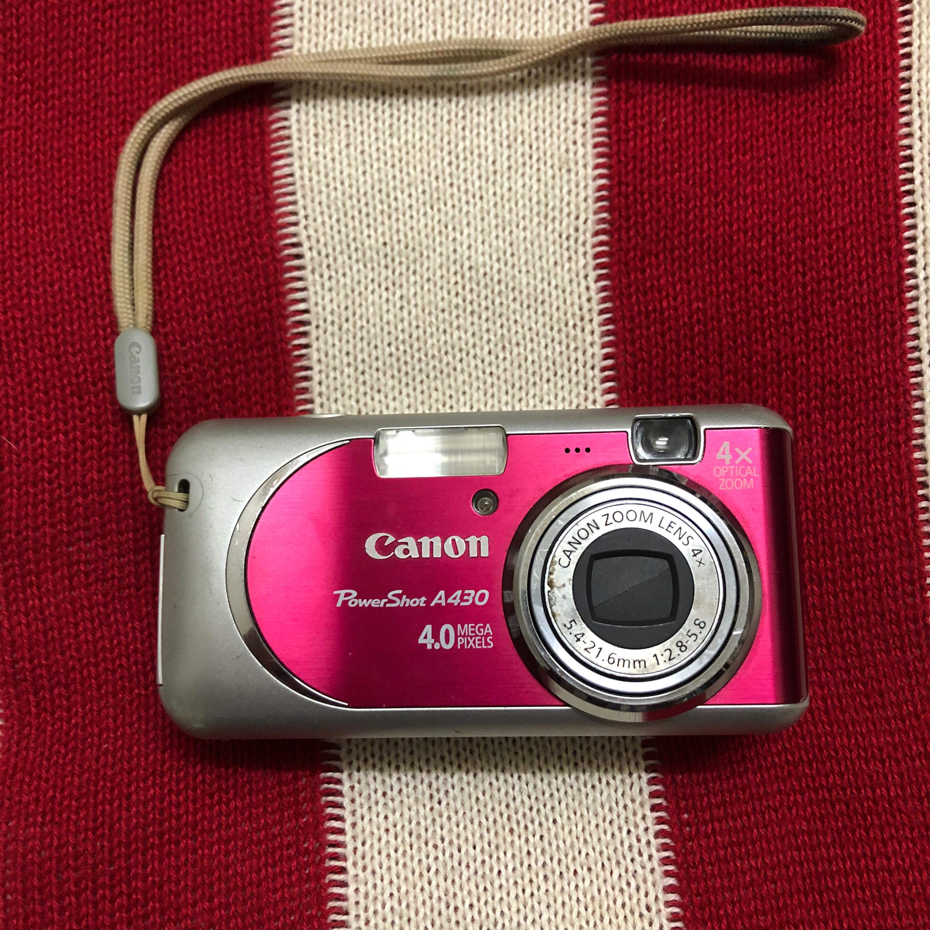 Canon PowerShot A430 - Cámara digital de 4 MP con zoom óptico 4x