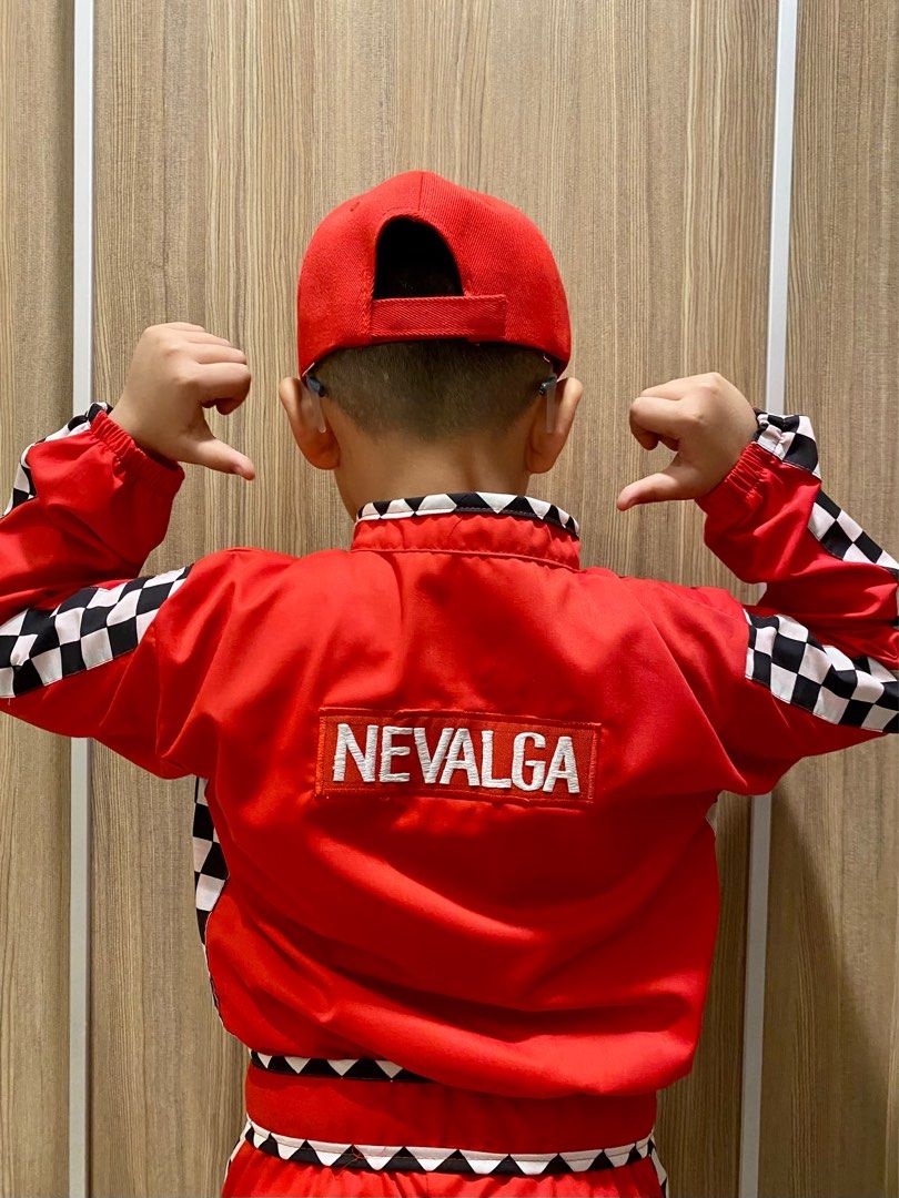 Car Racing Costume, Ferrari, Babies & Kids, Babies & Kids Fashion on