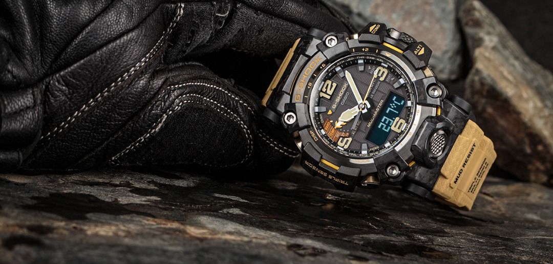 Casio G Shock GWG 2000 1A5 Mudmaster MASTER OF G LAND Triple Sensor Solar Power Men s Sport Watch GWG 2000