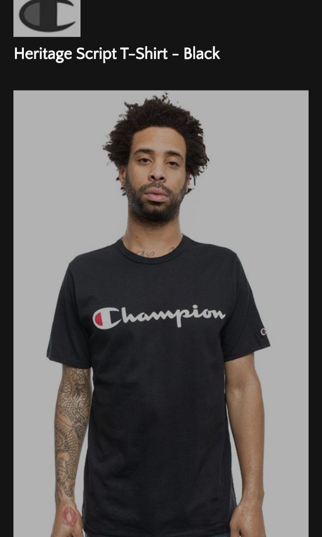 champion t shirt gray