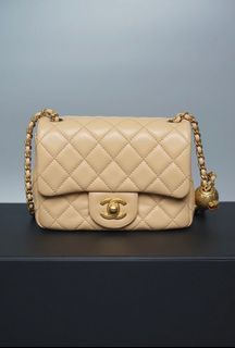 CHANEL, Bags, Chanel 22c Classic Wallet On Chain In Pistachio Green With  Gold Hardware