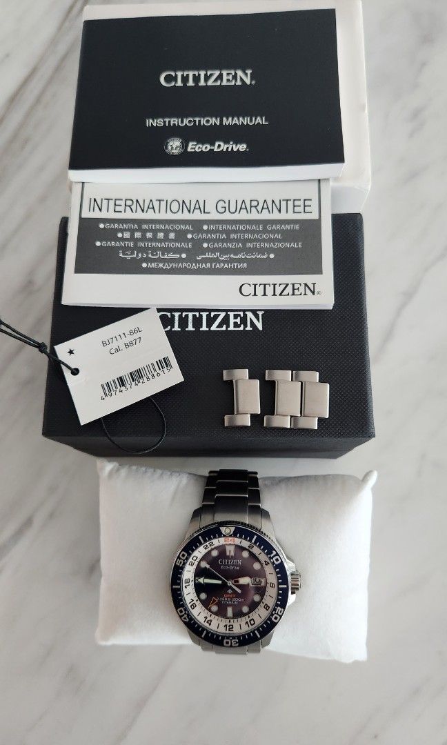 Citizen gmt deals quartz bj7111