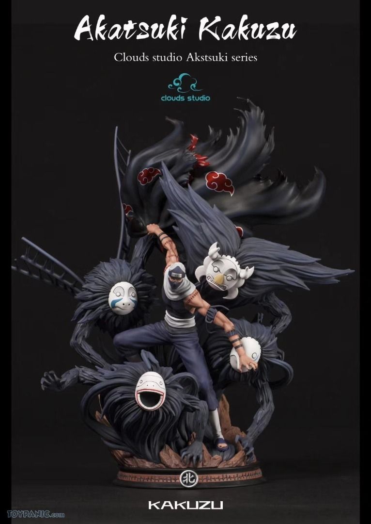 Clouds Studio Kakuzu Akatsuki Naruto GK Statue Figure, Hobbies & Toys, Toys & Games on