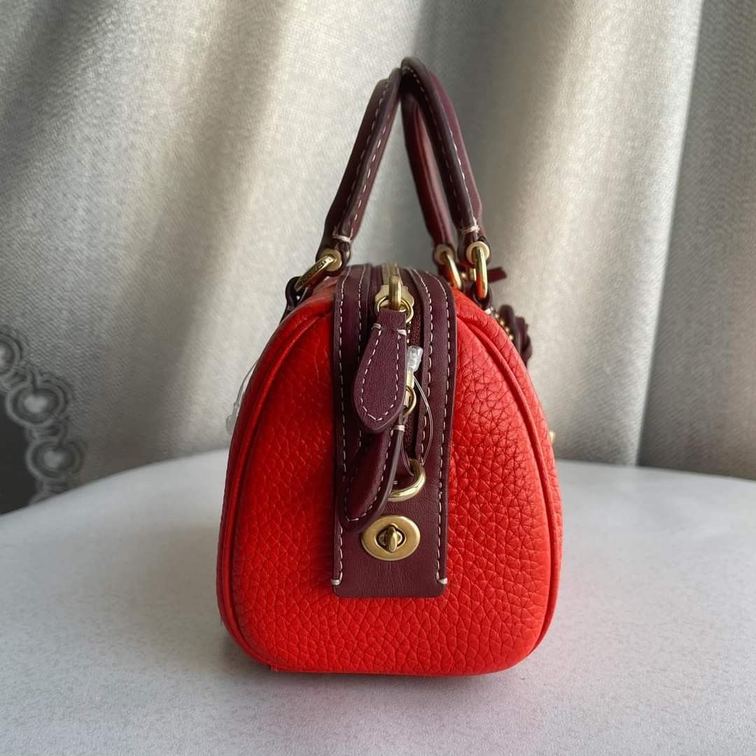 Coach Ruby Satchel 18 In Colorblock Red/Orange Multi (Category: Luxury Bags & Wallets) located in Bulacan. Submitted by watchabagsph2.0 (Listing ID 1214448066, Image 2). Description: 📍with Tag, Dustbag Paper Bag (OPEN FOR LAYAWAY, MESSAGE US FOR DETAILS) Note: Color may slightly vary in actual due to lighting, angle and background used during photoshoot. #watchabagsxcoach.