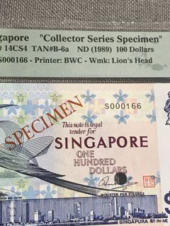 “Collector Series Specimen” $100 Bird Series
