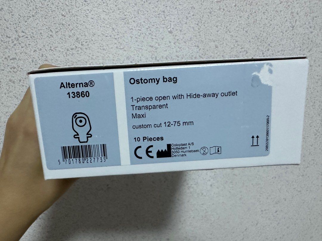 Coloplast 13860 alterna free ostomy bag, Health & Nutrition, Medical