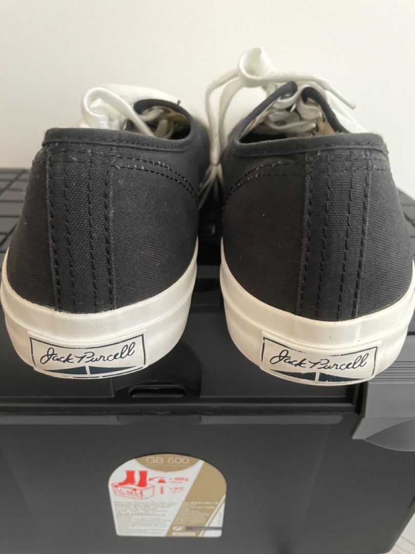 Converse Jack Purcell Gold Standard Ox Black Men s Fashion Footwear Sneakers on Carousell