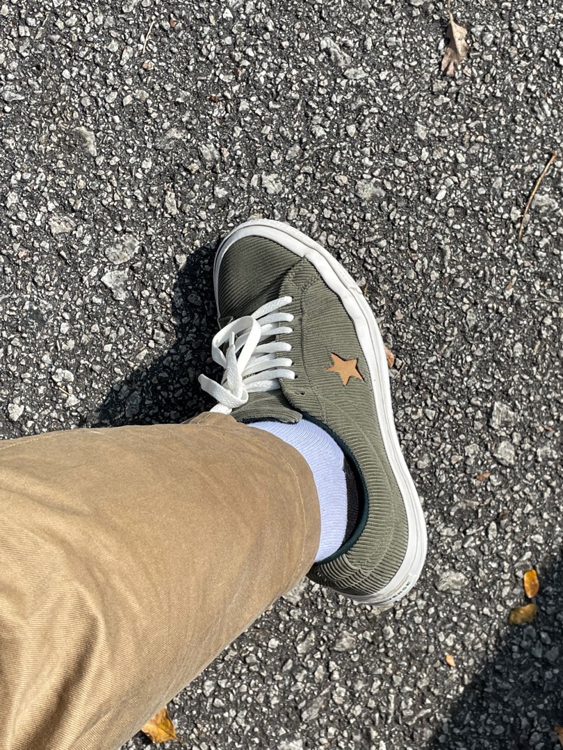 Corduroy one sales star converse