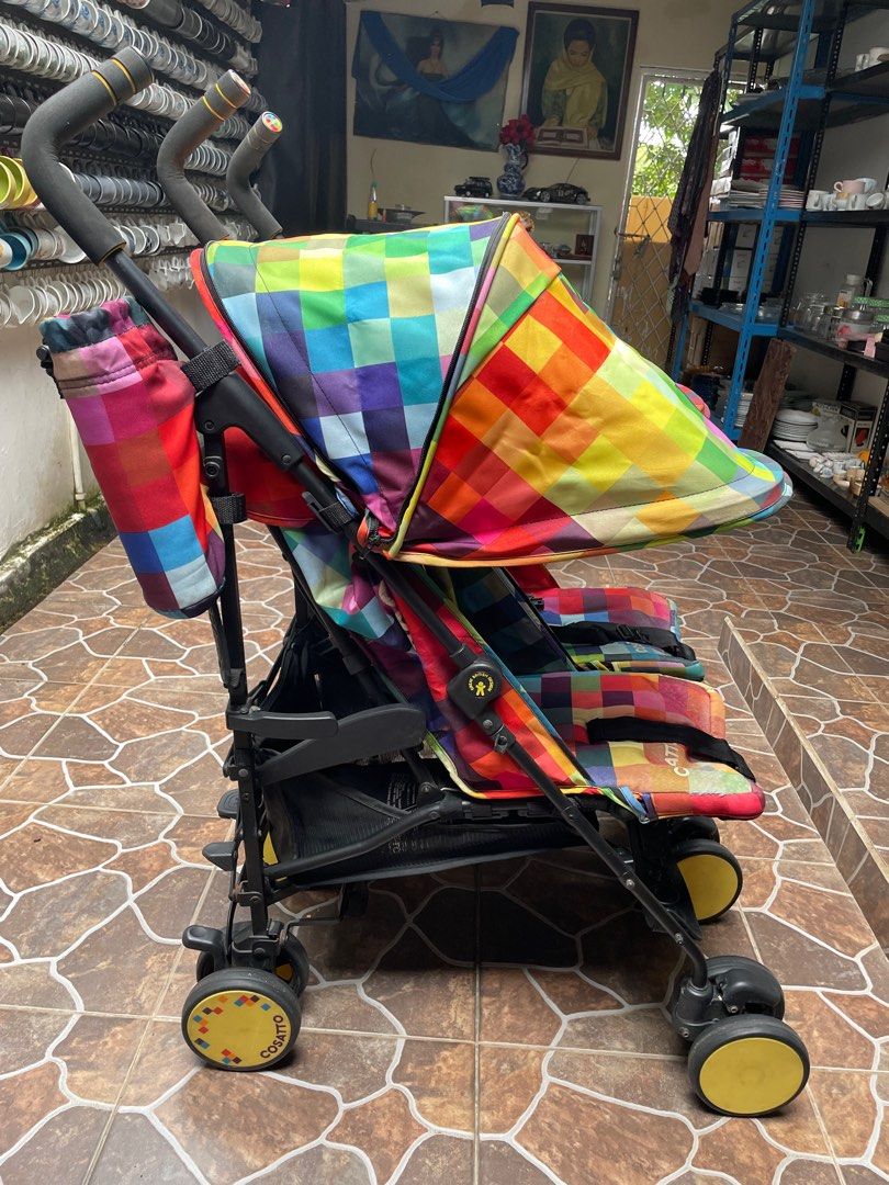 Cosatto Supa Dupa Twin Pixelate Stroller