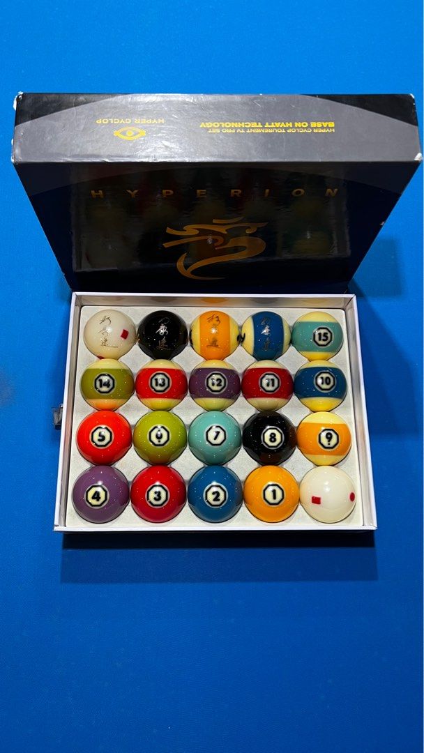 Cyclops Hyperion pool ball set, Sports Equipment, Other Sports