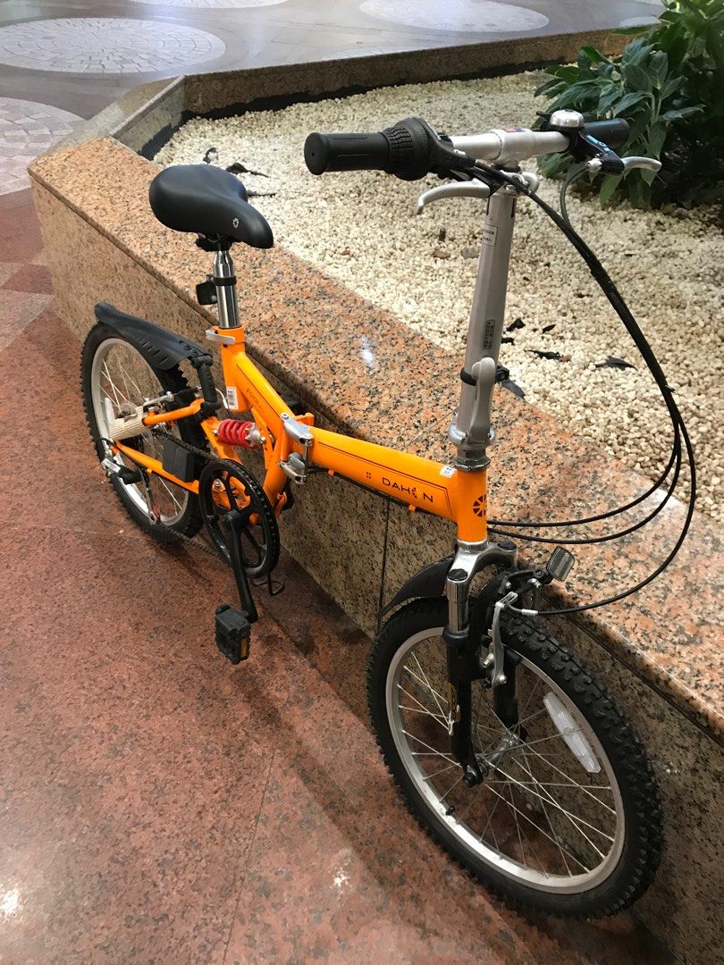 Dahon Fox B6 20 foldable bike orange color Dahon Fox B6 20