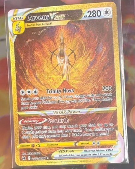 The Cards Of Pokémon TCG: Crown Zenith Part 80: Arceus VSTAR Gold