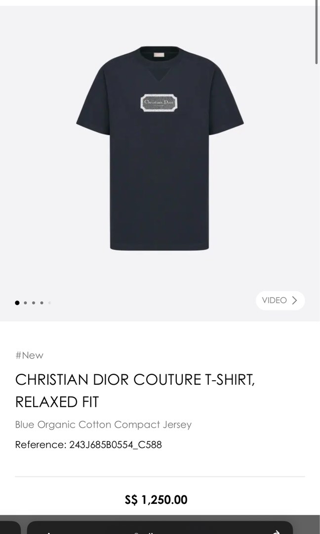 Christian dior t shirt man discount
