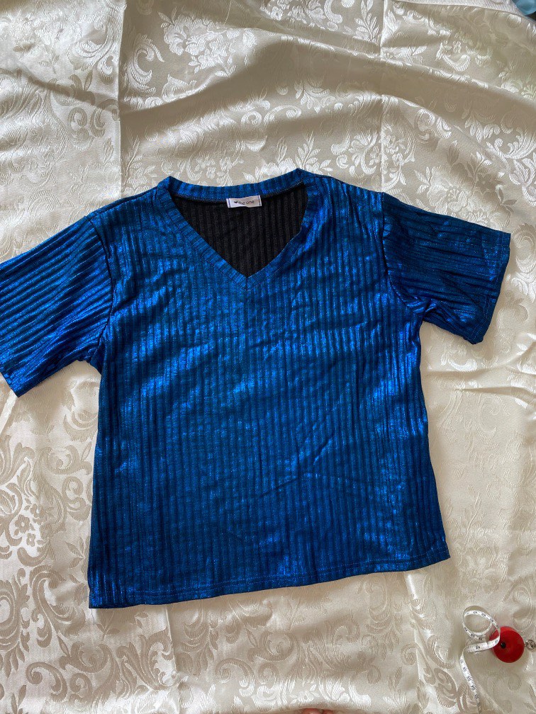 Electric blue ladies tops new arrivals