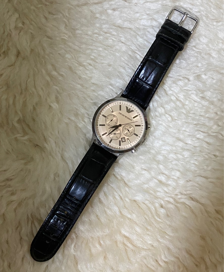 EMPORIO ARMANI AR 2433 CLASSIC ANALOG CHRONOGRAPH