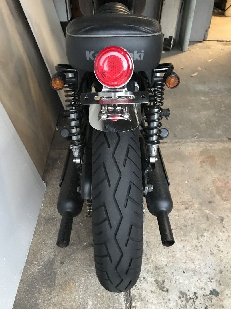 Fender for W650,W800 .stainless steel Fender with Led light