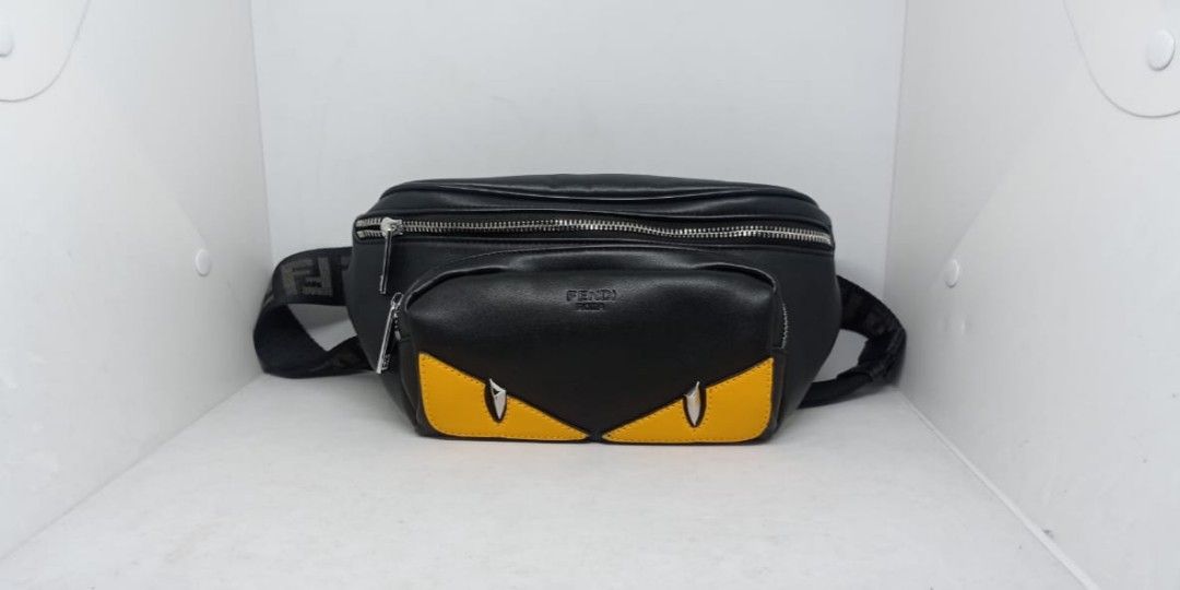 FENDI MONSTER WAISTBAG Fesyen Pria Tas Dompet Tas Selempang