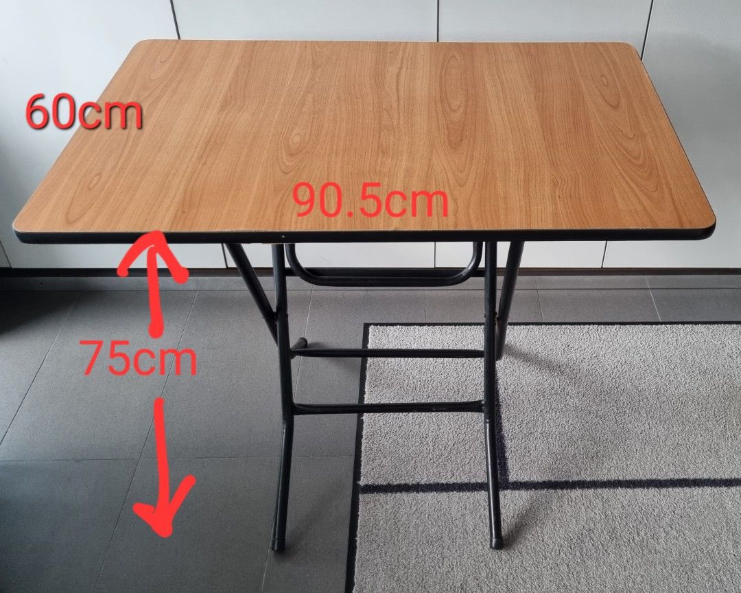 Folding Table easy foldable, Furniture & Home Living, Furniture, Tables
