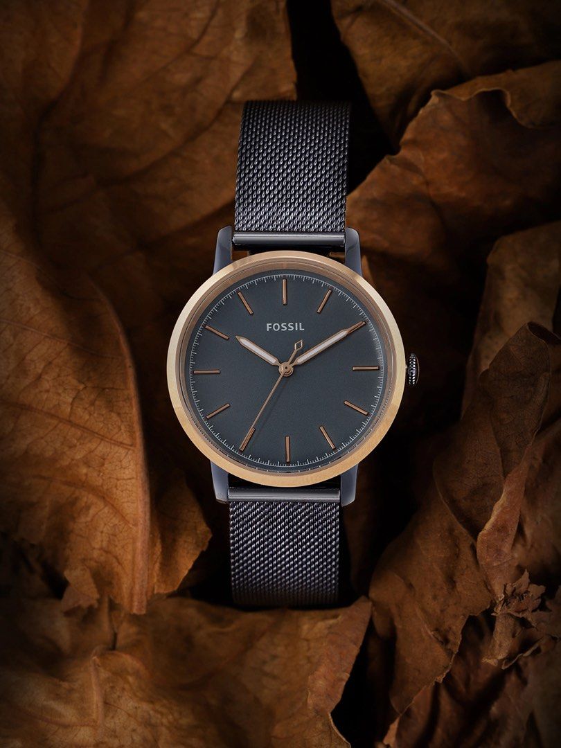 All black fossil watch women's cheap