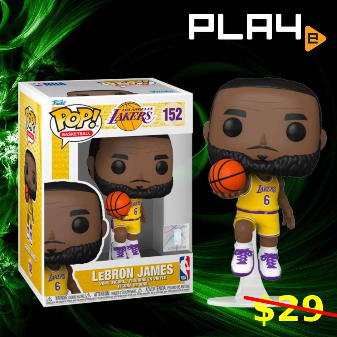 Funko POP 152 NBA Lakers LeBron James 6 7102187 Brand New
