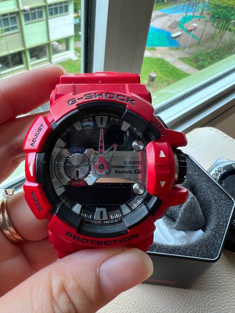 G Shock Analog Digital Red GBA 400 4A