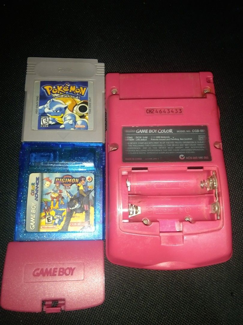 GameBoy Color primary color red, Video Gaming, Video Game Consoles ...