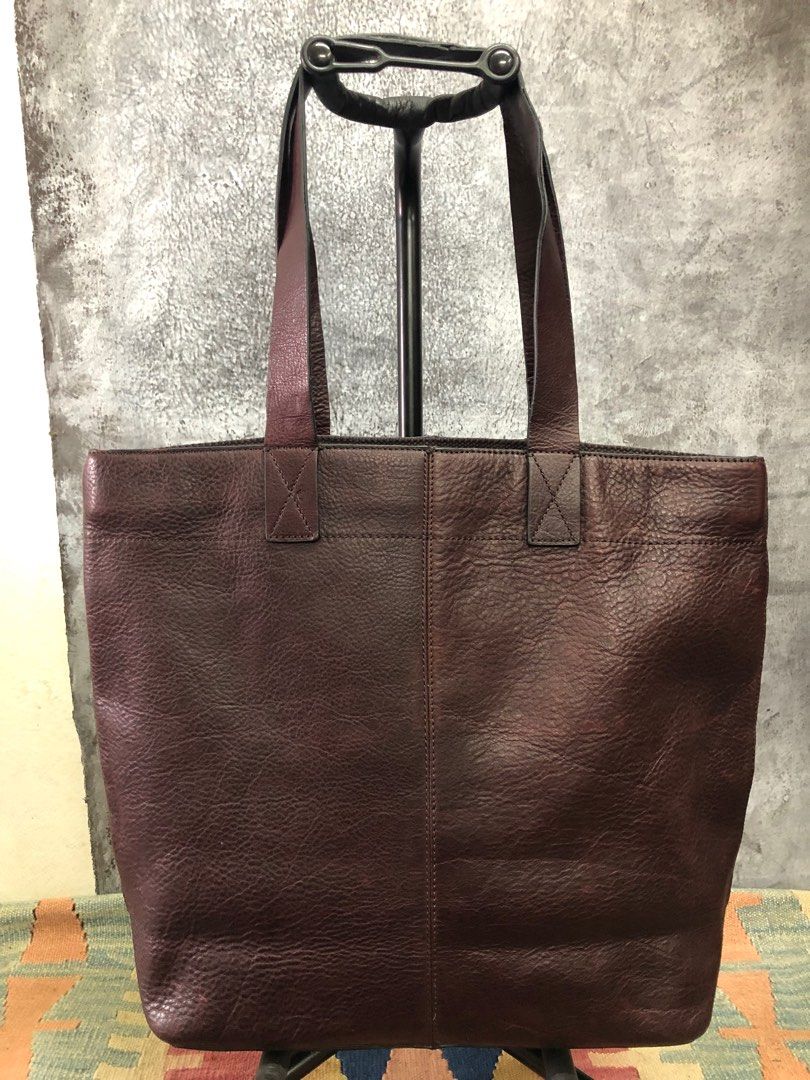 Gap leather on sale tote bag