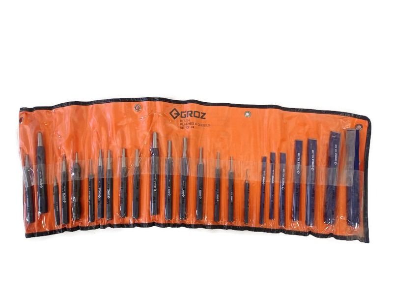 Groz 24pc. Punch & Chisel Set KIT/24/ST (Category: Home Improvement Tools & Accessories) located in Manila. Submitted by yaleph (Listing ID 1214379147, Image 1). Description: ● Authentic Groz 24pc. Punch & Chisel Set ● A range of kits carefully thought about, keeping in mind the needs of the journeyman, the farmer or rancher, the mechanic,. the carpenter. ● This is an excellent way to keep your tools organized. ● These kits are packed in heavy-du