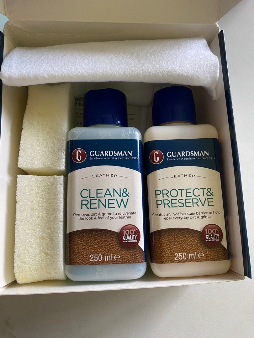 Guardsman Leather care kit, Furniture & Home Living, Cleaning