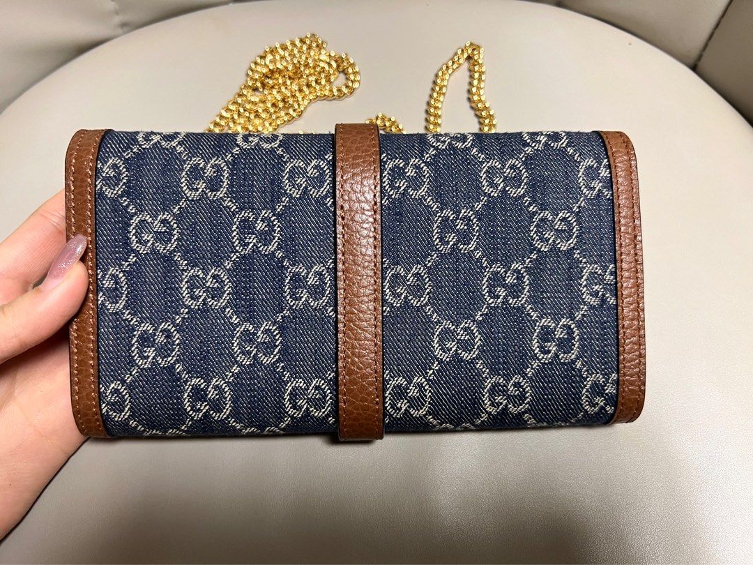 Gucci jackie 1961 chain discount wallet