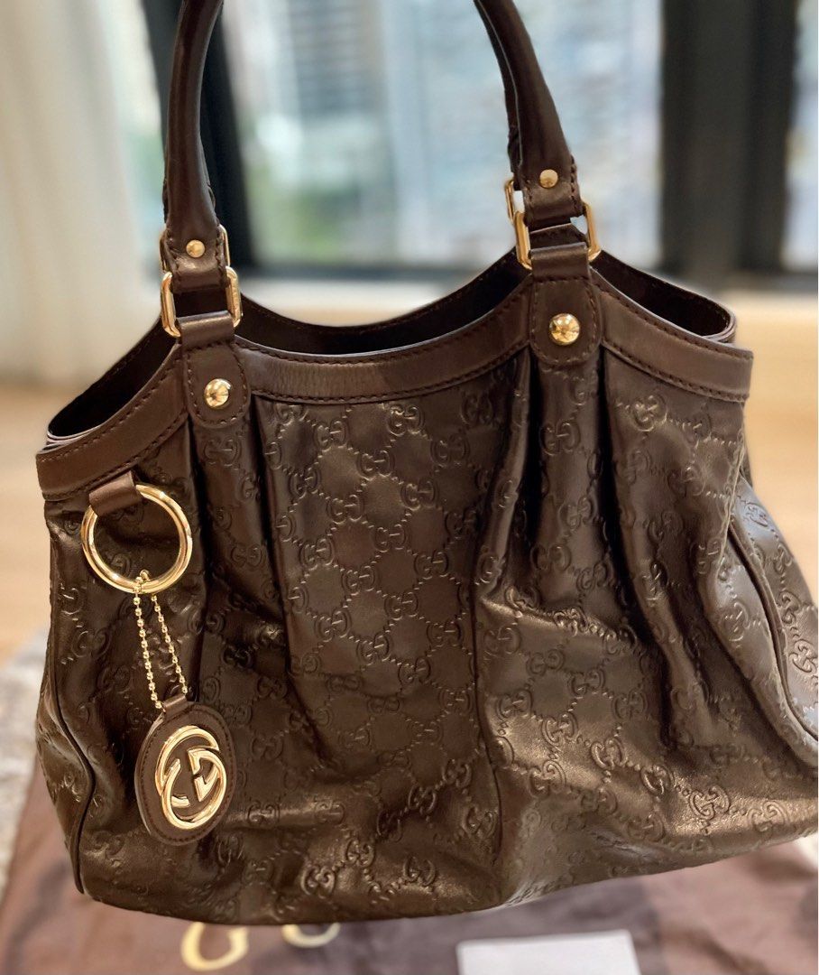 Gucci Sukey Tote Guccissima Leather Medium